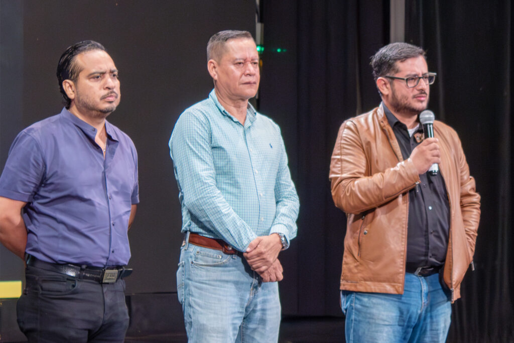 Durante el evento, los representantes de la Banda de los Supremos Poderes, expresaron su agradecimiento.