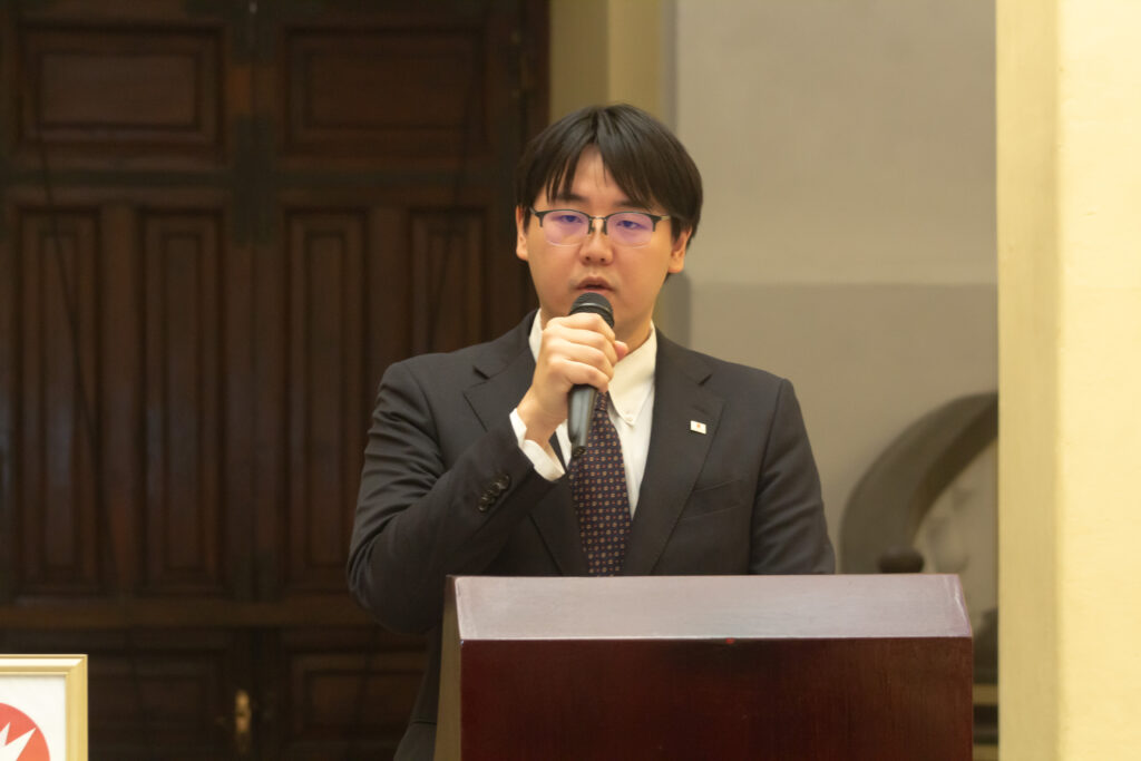 En este evento el representante de la embajada Yukawa Toya, agradeció al público por su presencia y resaltó la amistad de Japón y Honduras.