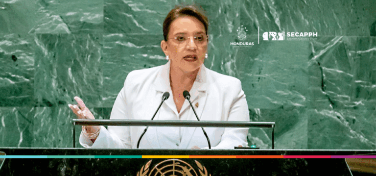 La presidenta, Xiomara Castro hace un llamado al dialogo.