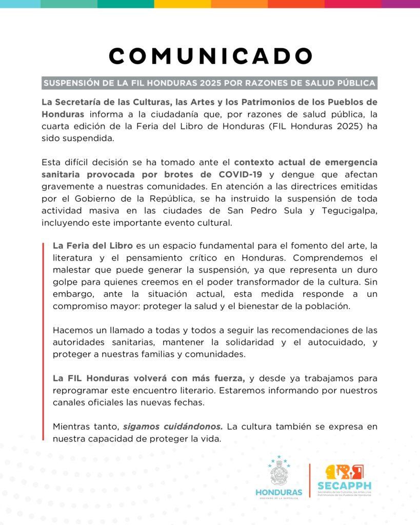 COMUNICADO - SUSPENSIÓN FIL2025